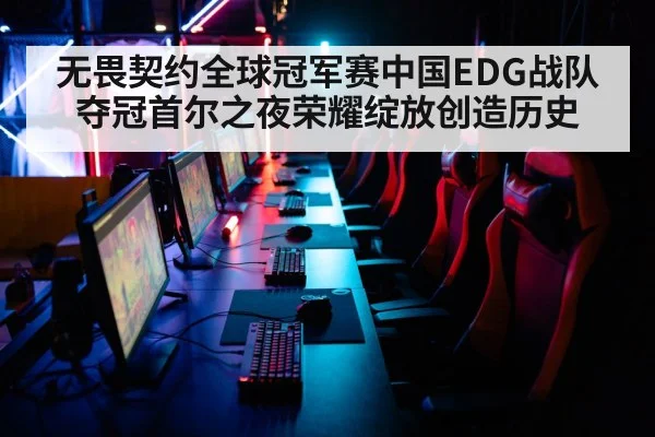 无畏契约全球冠军赛中国EDG战队夺冠首尔之夜荣耀绽放创造历史